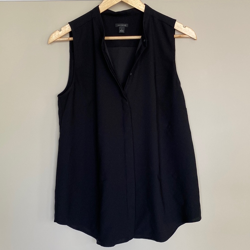 Ann Taylor Black Dress Tank Top